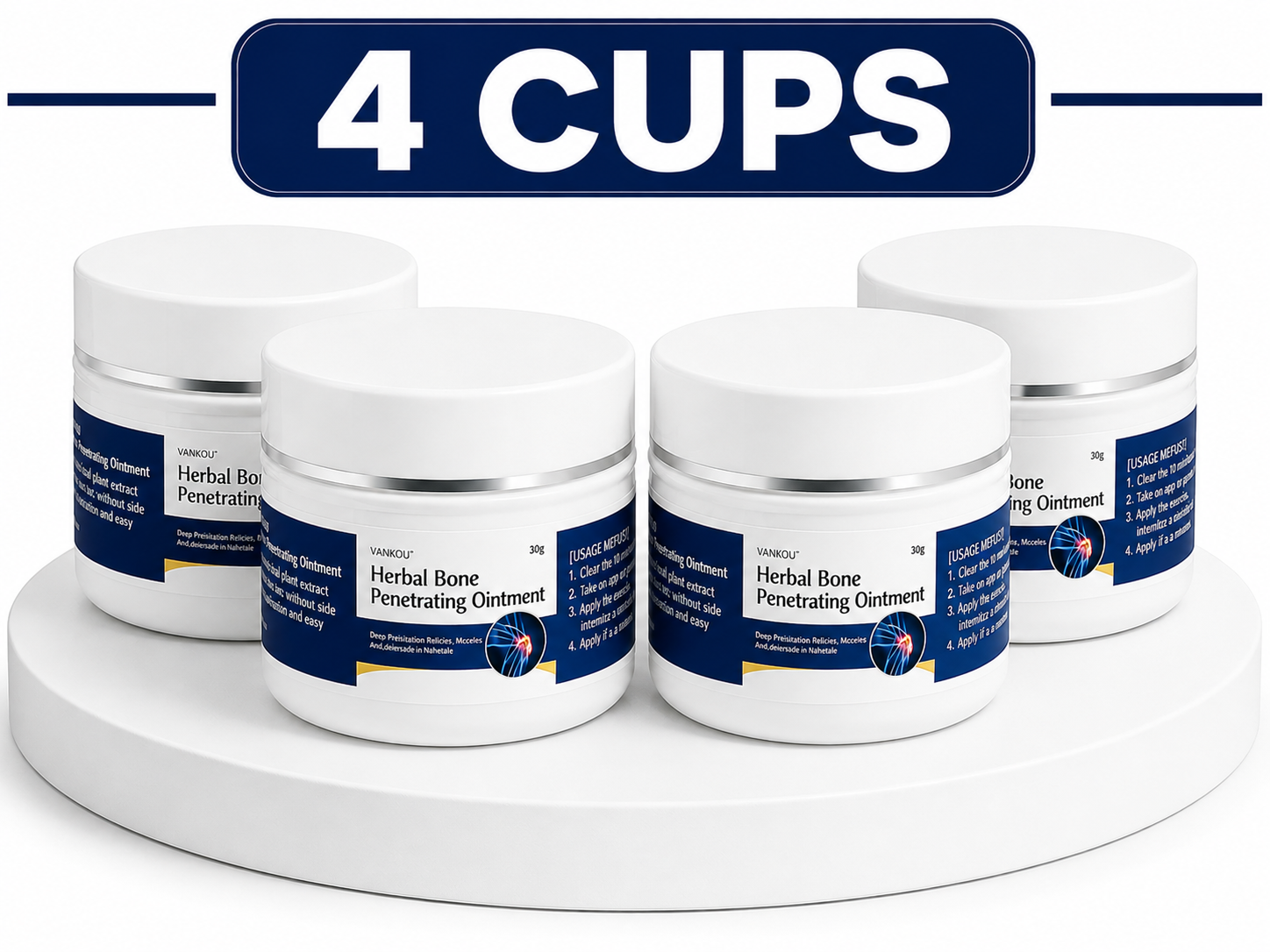 Four packs of Herbal Bone Penetrating Ointment